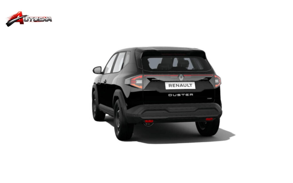 renault duster rear view